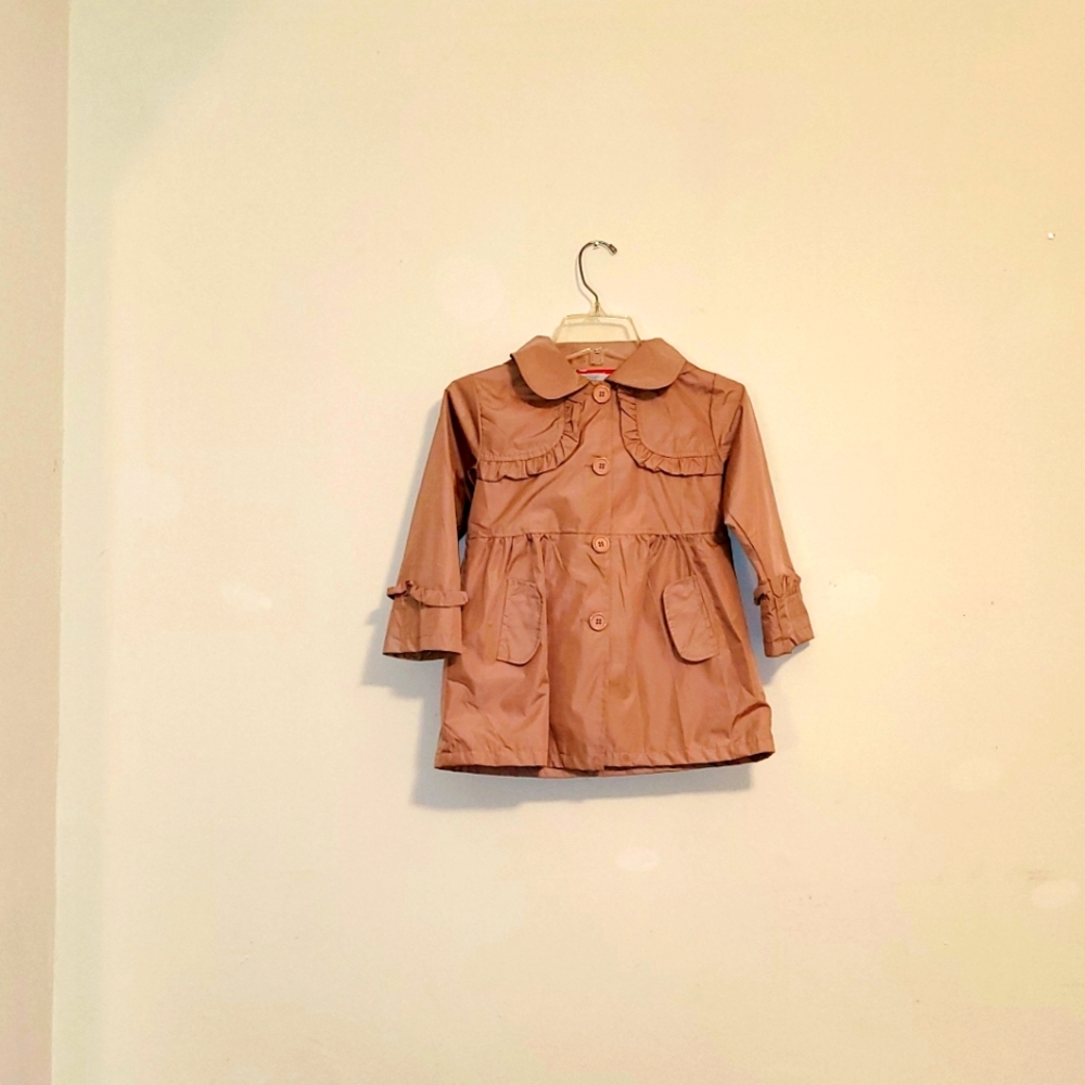 Arshiner Girls Lightweight Windbreaker Waterproof Hooded Jacket Size 5T